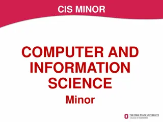 CIS Minor Pathways and Requirements
