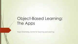 Object-Based Learning: The AppsHope Greenberg