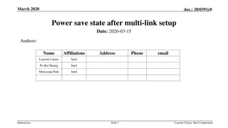 Power Management Mode Definition