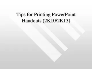 Efficient PowerPoint Handout Printing Tips