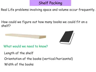 Efficient Shelf Packing Method for Books