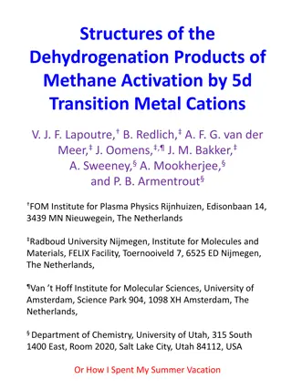Structures of Dehydrogenation Products: Methane Activation by 5d Transition Metal Cations