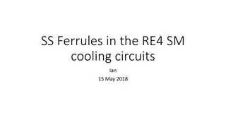 SS Ferrules in RE4 SM Cooling Circuits - Images and Documentation