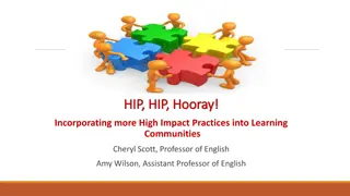 Enhancing Learning Communities Through High Impact Practices