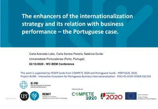 Enhancers of Internationalization Strategy for Business Performance: Portuguese Case
