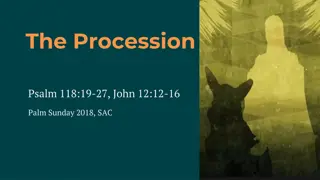 The Procession of Palm Sunday 2018