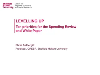Ten Priorities for Spending Review and White Paper