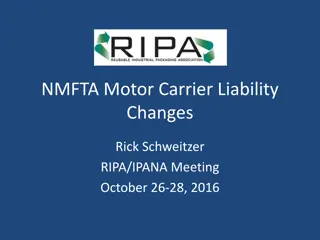 NMFTA Motor Carrier Liability Changes: What You Need to Know