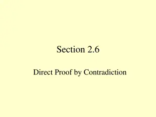 Direct Proof by Contradiction in Mathematics