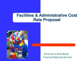 Facilities & Administrative Cost Rate Proposal