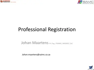 Professional Registration