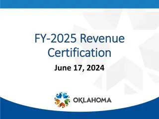 FY- -2025 Revenue Certification