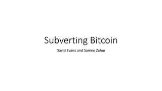 Subverting Bitcoin