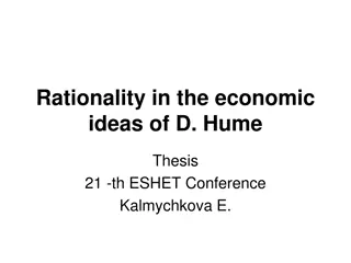 Rationality in Economic Ideas of D. Hume