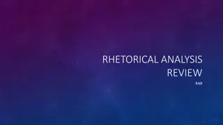 Crafting Effective Rhetorical Analysis Essays