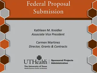 Federal Proposal Submission and Withdrawal Trends