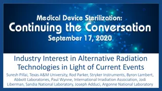 Industry Interest in Alternative Radiation Technologies in Light of Current Events