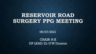 Reservoir Road Surgery PPG Meeting Overview