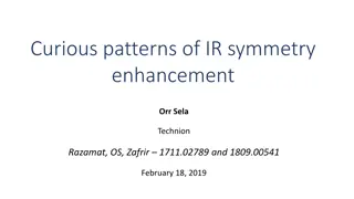 Curious Patterns of IR Symmetry Enhancement