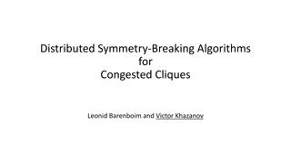 Distributed Symmetry-Breaking Algorithms for Congested Cliques