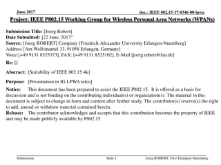 Suitability of IEEE 802.15.4k for LPWAN Applications