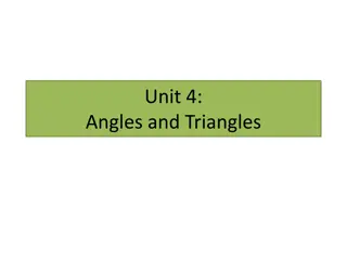 Angles and Triangles