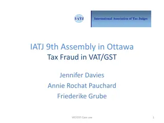 IATJ 9th Assembly in Ottawa