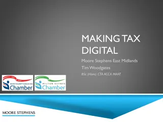 MAKING TAX  DIGITAL