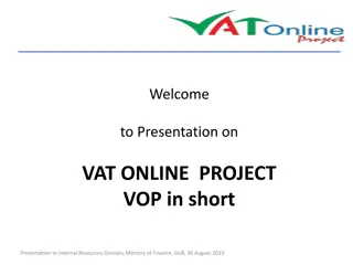 VAT ONLINE  PROJECT VOP in short