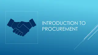 Strategic Procurement Guidelines for Public Entities
