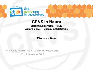 CRVS in Nauru