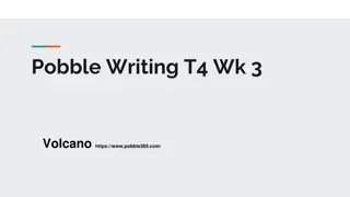 Pobble Writing T4 Wk 3