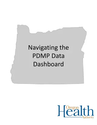 Navigating the PDMP Data Dashboard