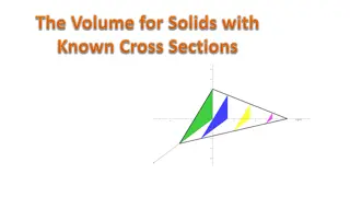Solid Volume Calculations with Different Cross-Sections