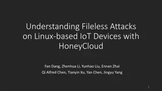 Fileless Attacks on Linux-based IoT Devices