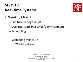 Real-time Systems Week 5 Lab - Interrupts in Linux/C Environment