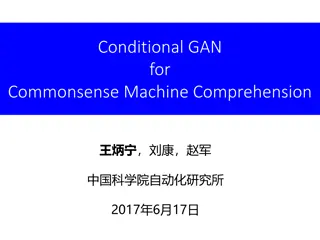 Conditional GAN for Commonsense Machine Comprehension