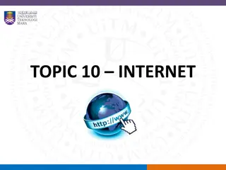 Origin of the Internet and Internetworking
