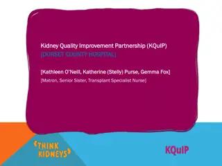 Kidney Quality Improvement Partnership at Dorset County Hospital