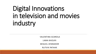 Digital Innovations in Television and Movies Industry