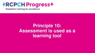 Effective Assessment for Continuous Learning