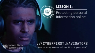 LESSON 1: Protecting personal information online