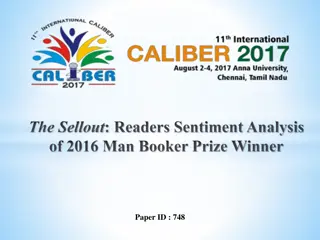 Sentiment Analysis of 2016 Man Booker Prize Winner