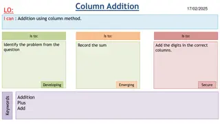 Column Addition