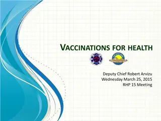 VACCINATIONS FOR HEALTH