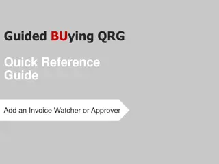 Quick Reference Guide for Adding an Invoice Watcher or Approver