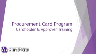 Procurement Card Program