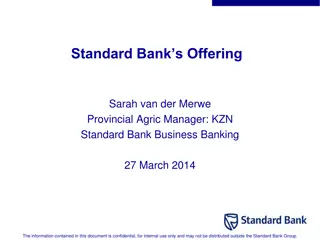 Standard Bank Agricultural Banking Overview