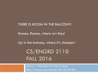 Introduction to CS2110: Programming and Data Structures