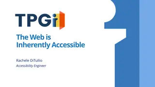 Inherently Accessible Web: Rachele DiTullio's Expertise